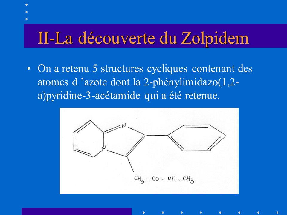 mecanisme daction du zolpidem